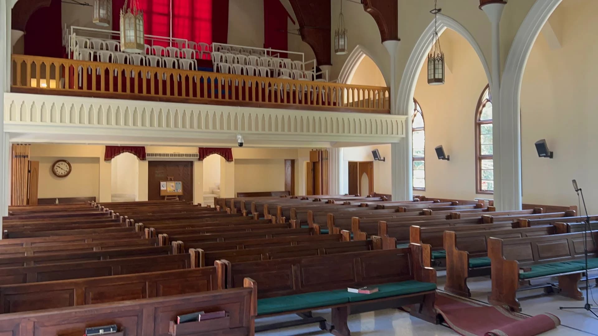 Interior view of First Armenian Evangelical Church