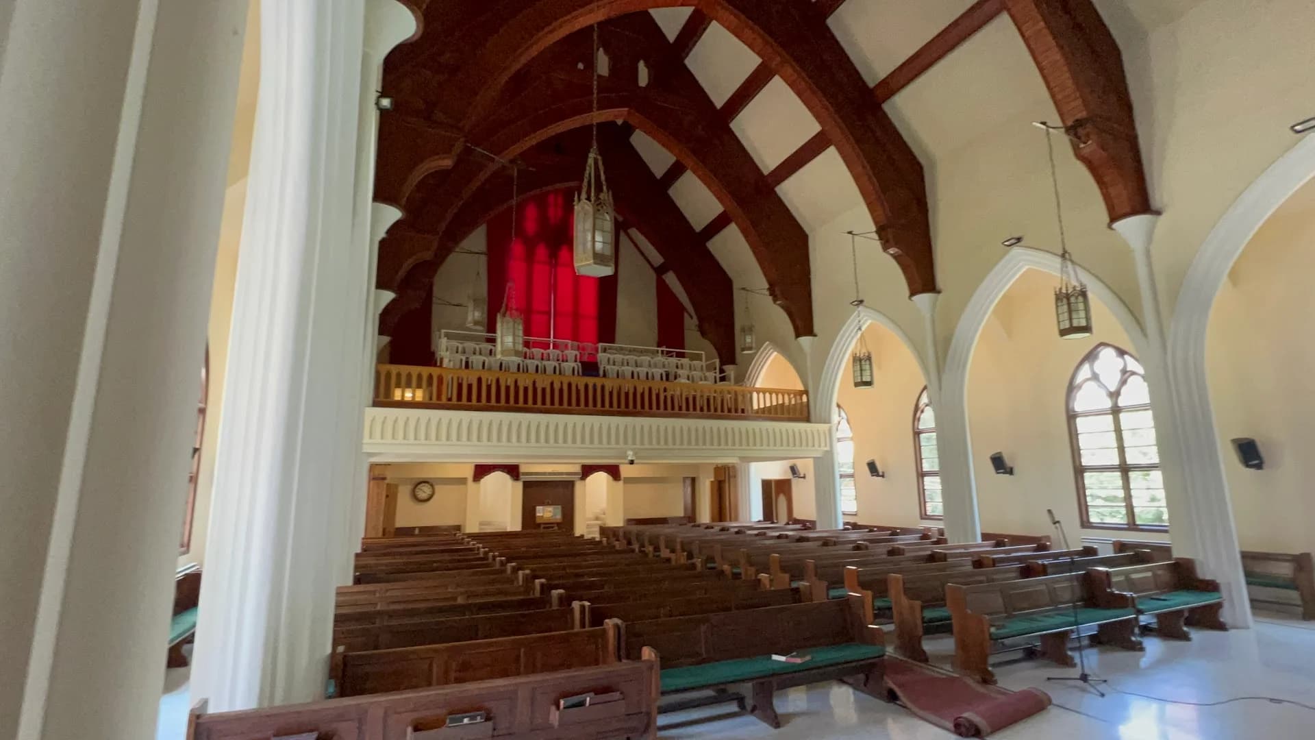 Interior view of First Armenian Evangelical Church