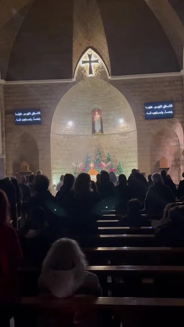 Interior view of Al Saydeh Maronite Church (Sin El Fil)