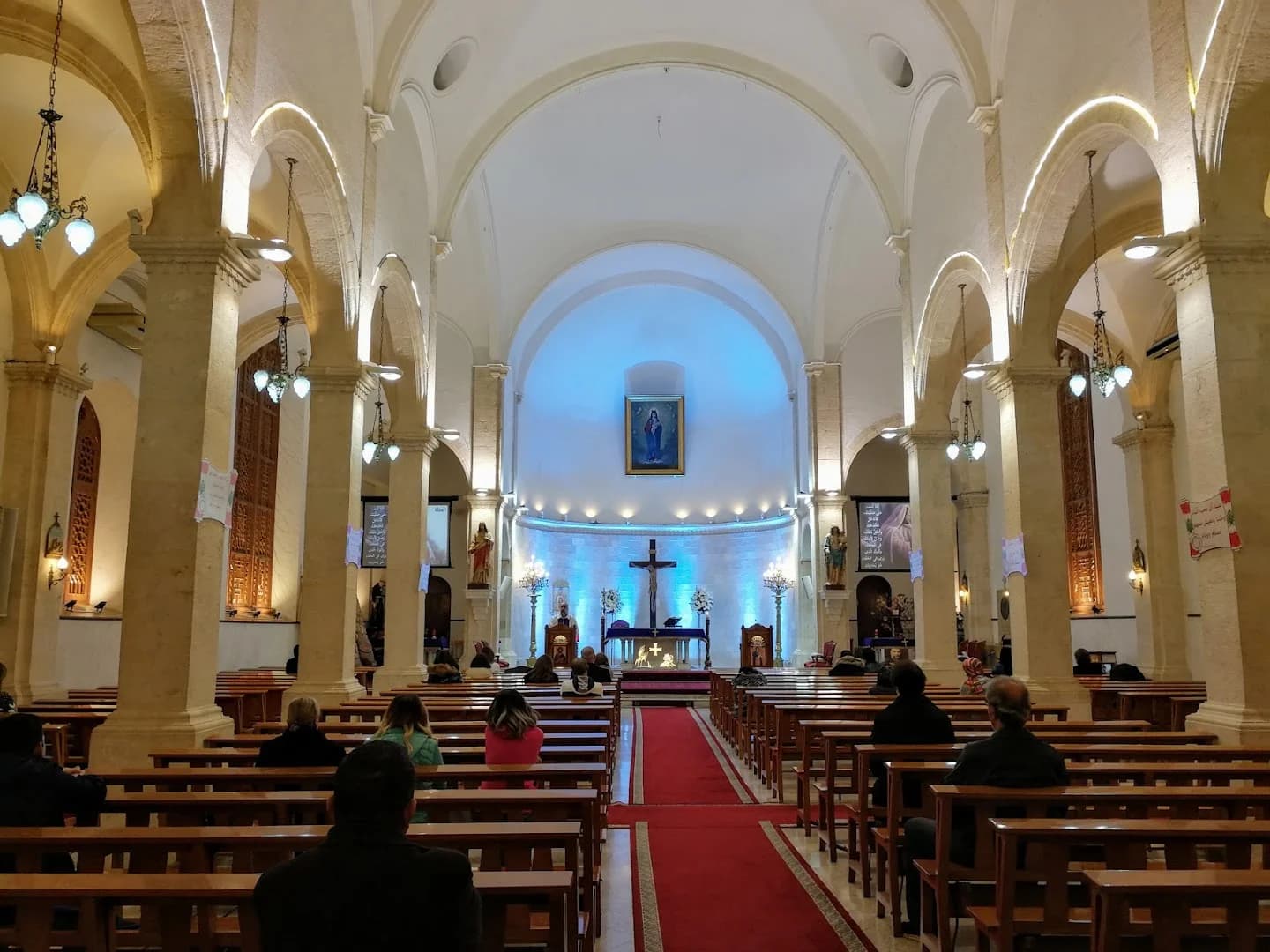 Interior view of Our Lady of Help - Saydet El Maounet Church