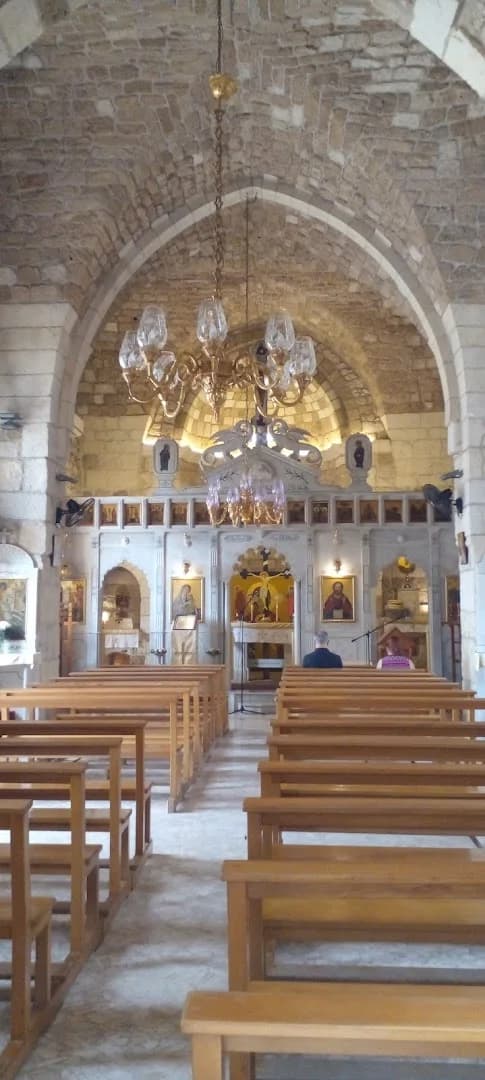 Interior view of Saint George Church (Zouk Mikael Old Souk)