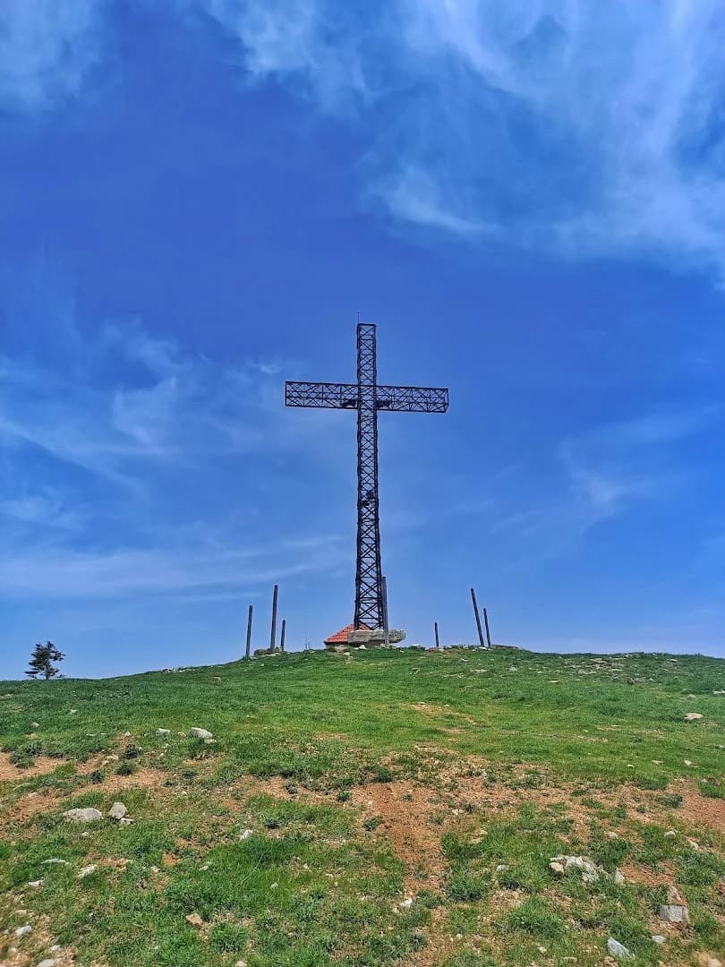 Exterior view of Saint Charbel Church & Statue