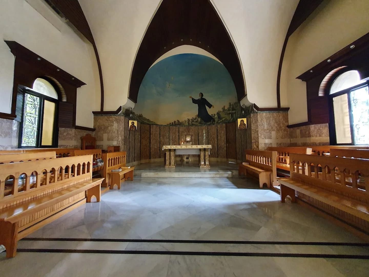 Interior view of Saint Isaiah The Hermit (Mar Chaaya) Monastery