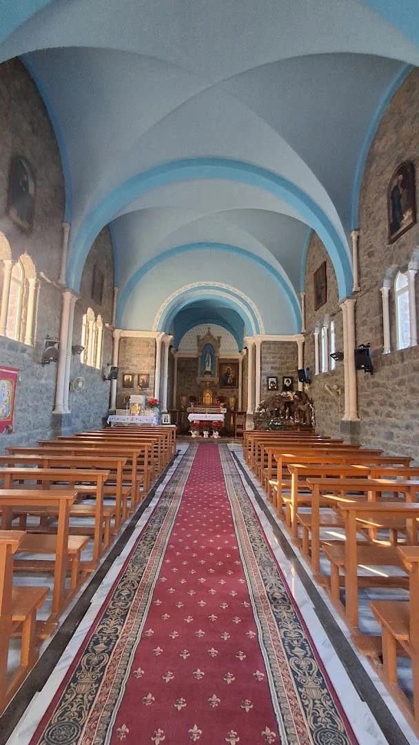 Interior view of Our Lady of the Fortress Monastery (Menjez)