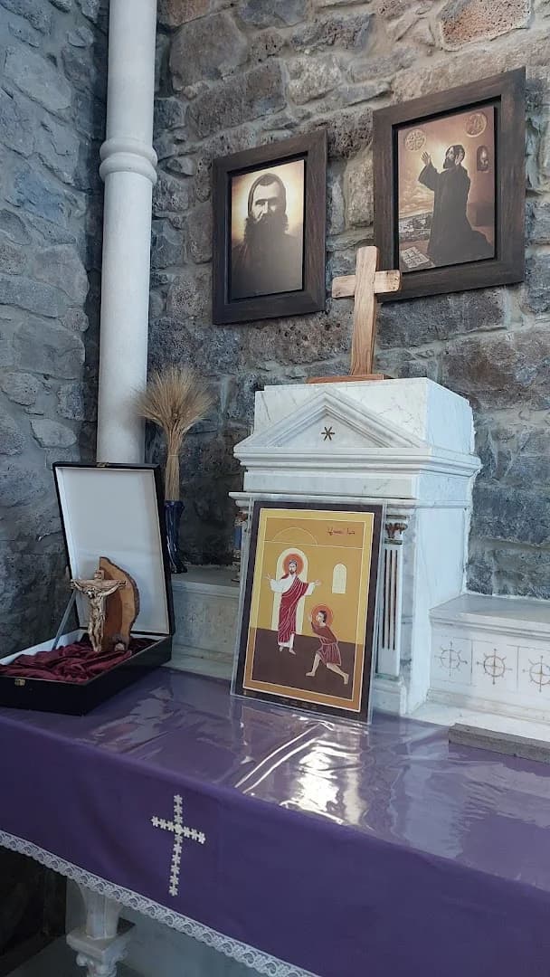 Interior view of Our Lady of the Fortress Monastery (Menjez)