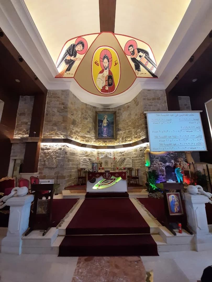 Interior view of Saint Takla Church (Mrouj)