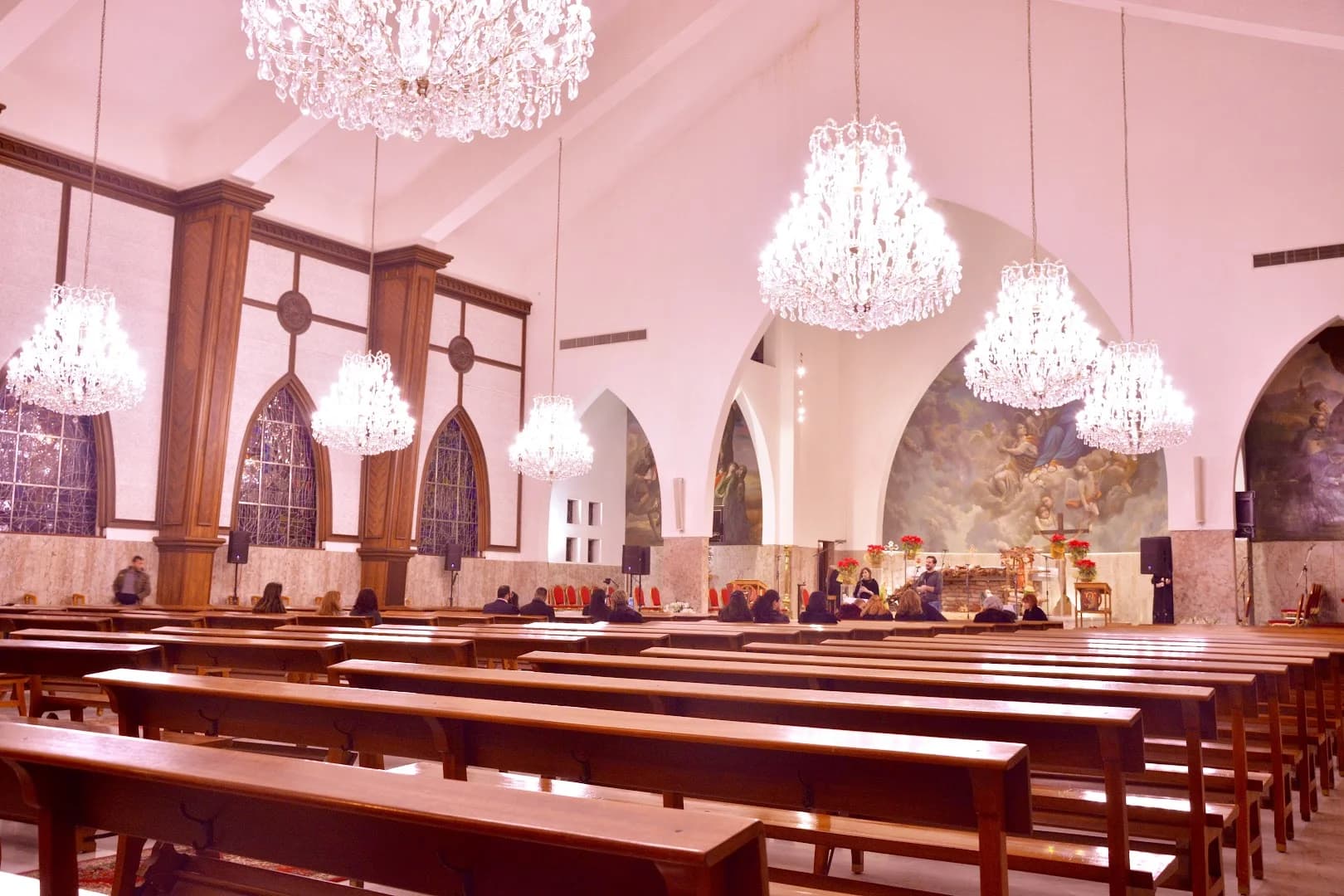 Interior view of Our Lady the Habchiyeh Church