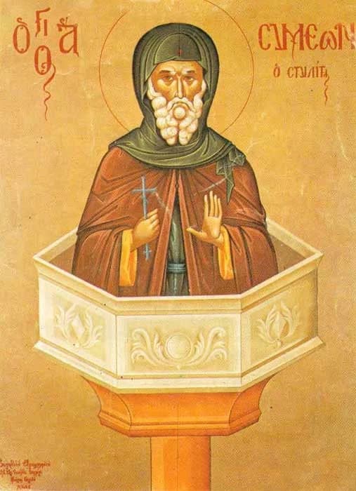 القديس سمعان العمودي - Hermit